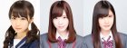 乃木坂46の秋元真夏、西川七海、矢田里沙子